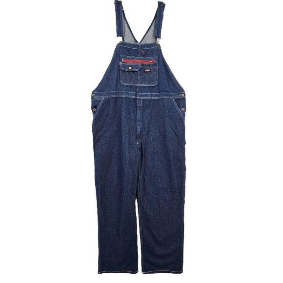 Dickie's Mens 2XL Durable Denim Bib Overalls NWT - Picture 1 of 16